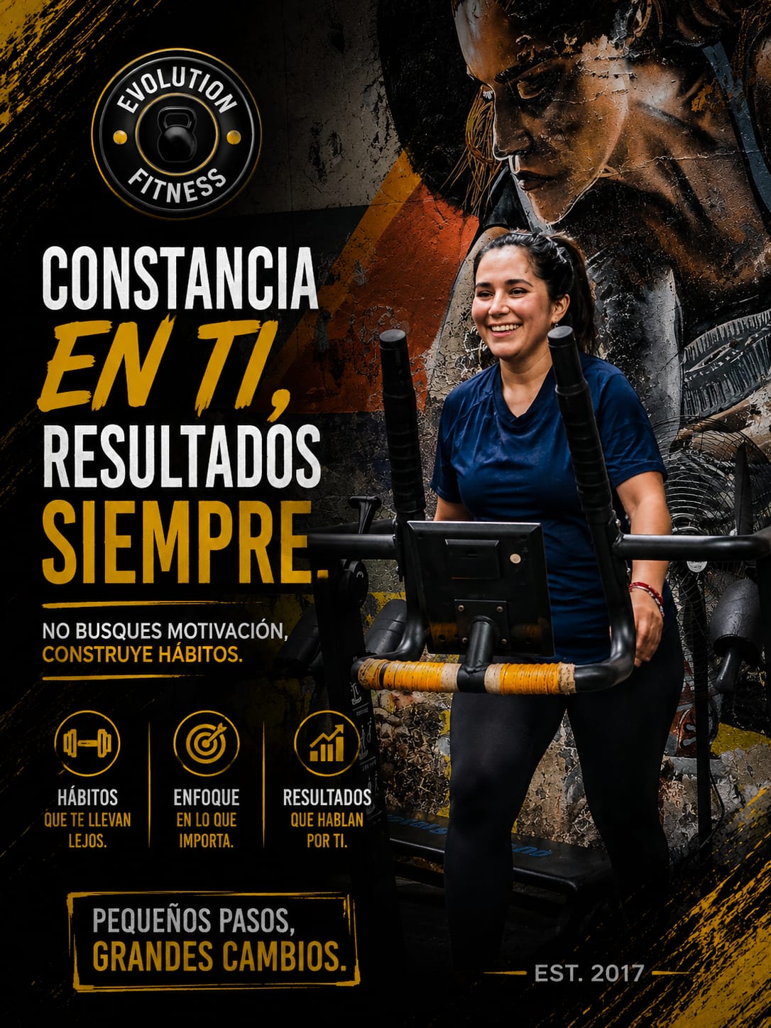 Entrenamiento constante en Evolution Fitness